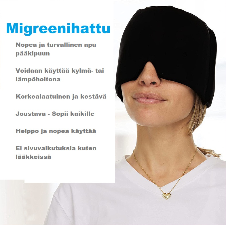 Polarfolk Migreenihattu – Kylmähoitoterapia päänsäryn ja migreenin lievitykseen