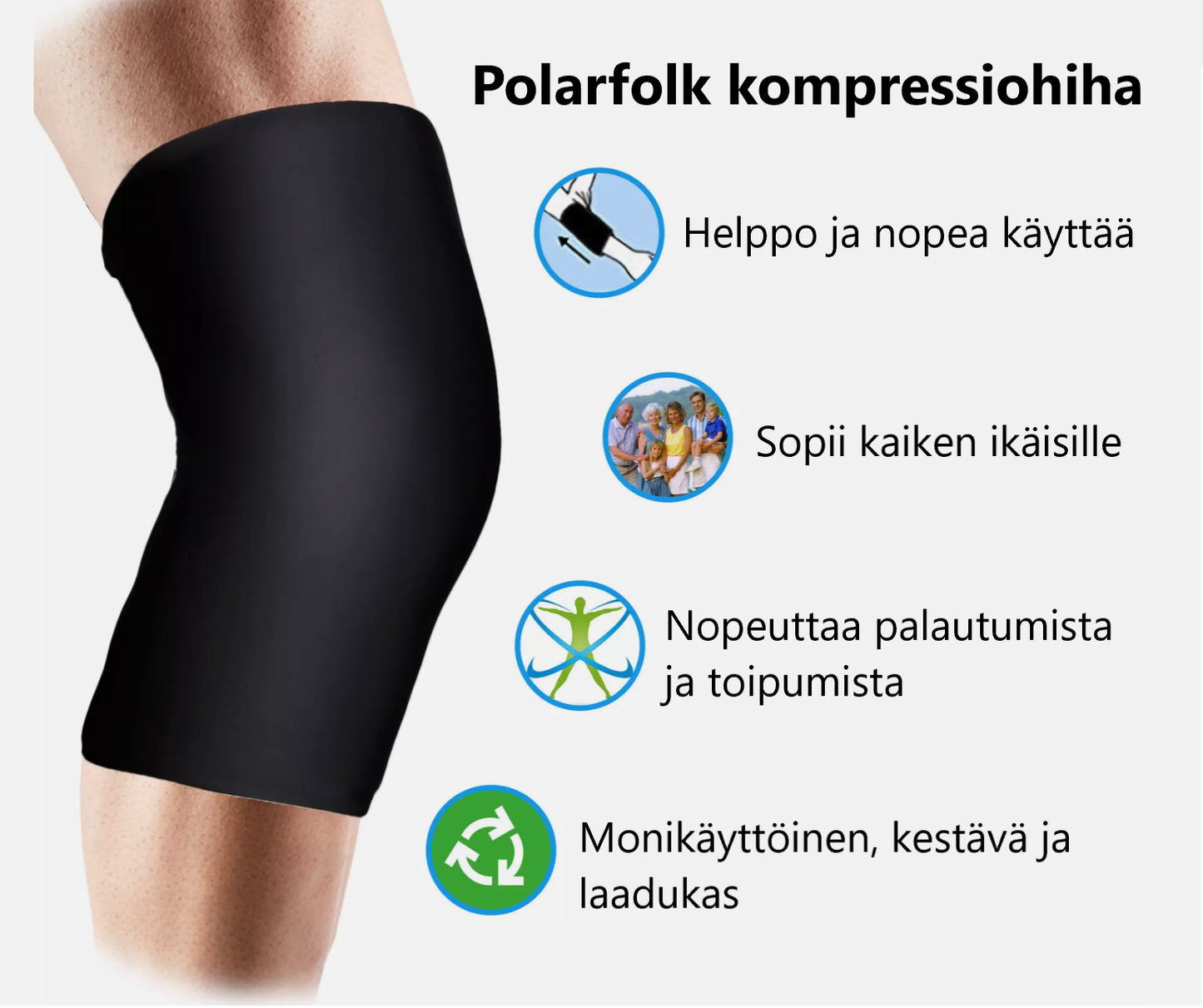 Polarfolk Polvituki Frost kylmähoito polvikipuun